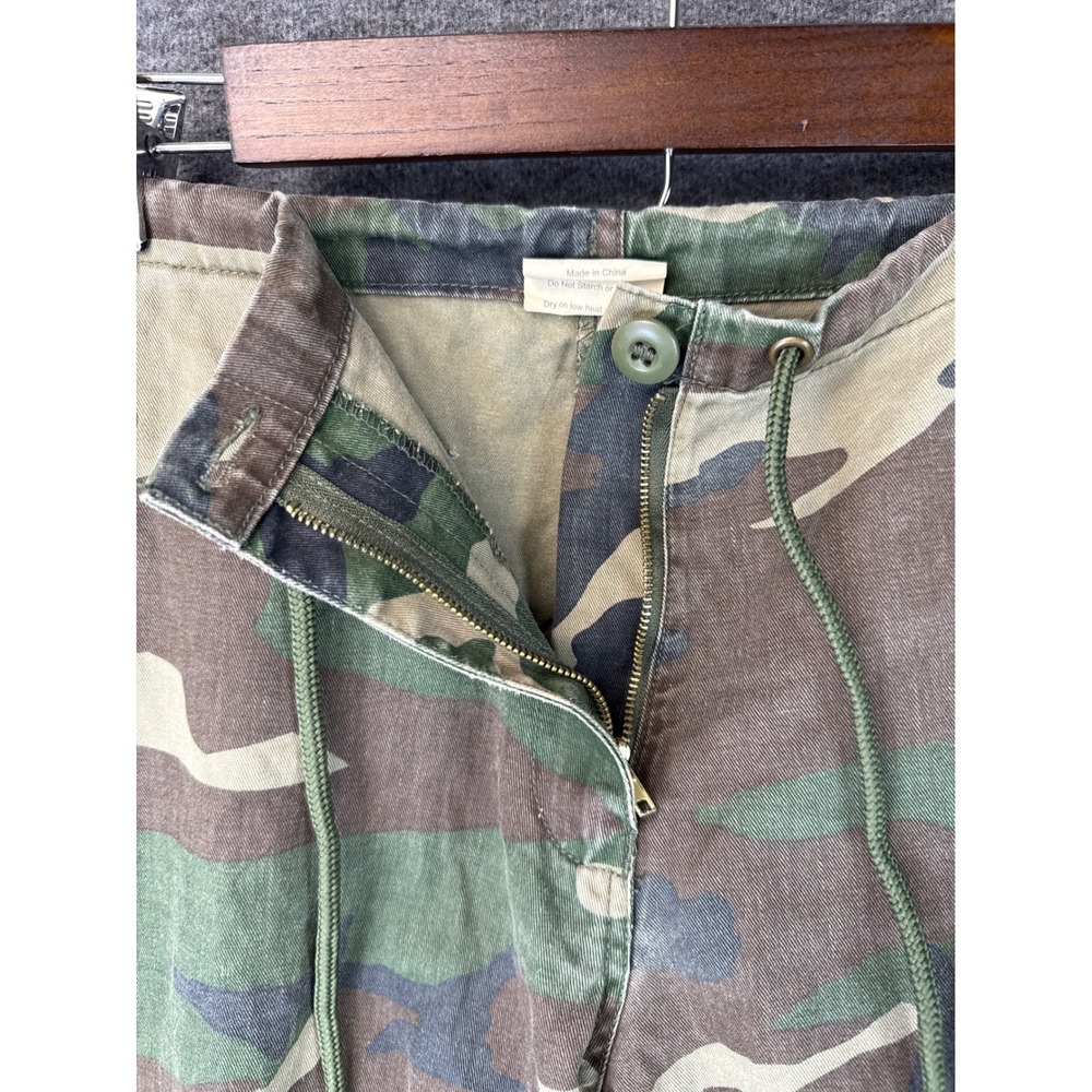 Rothco Cargo Pants Men Large Camo Woodland Ramie Cotton Tactical Hunting Fishing - Picture 2 of 12